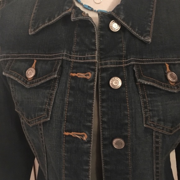 Darkwash denim jacket sz S-NWOT⭐️ - Picture 2 of 4